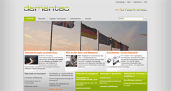Desktop Screenshot of damantec.de